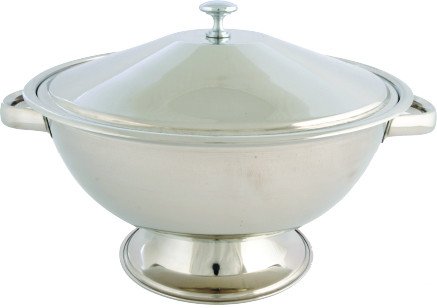 stainless steel round display pot