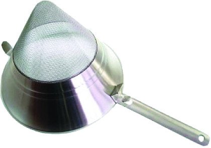 conical strainer stainless steel mesh 18 cm