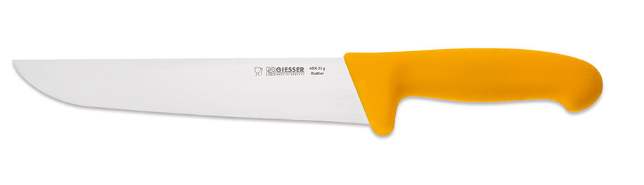 butcher knife 27 cm yellow