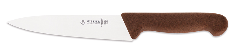 Chef knife 23 cm brown