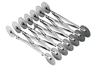 stainless steel expandable 7 wheels cutter double