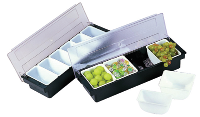 garnish box 6 compartment