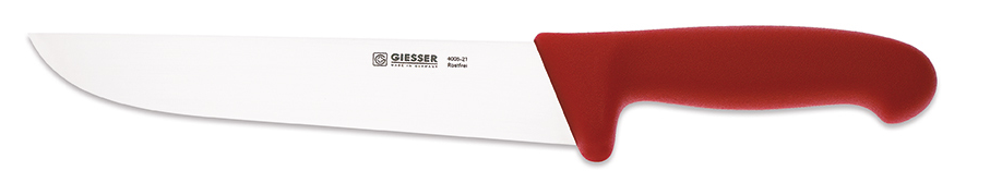 Butcher knife 24 cm red