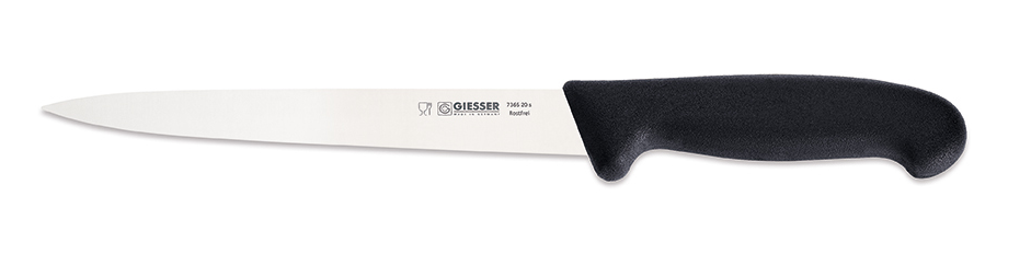 fillet knife 20 cm black