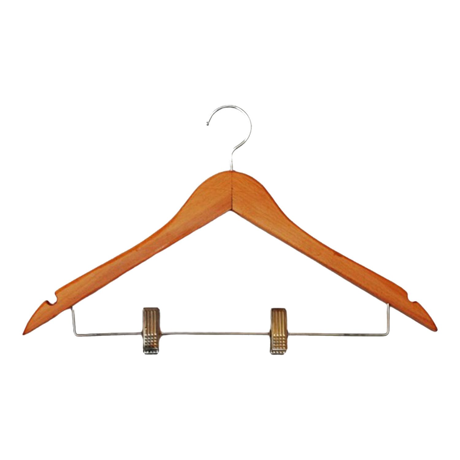 clothes hanger with  clips