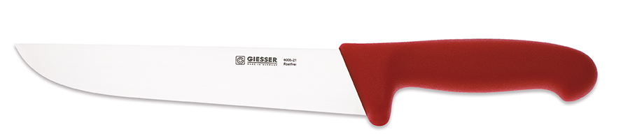 Butcher knife 32 cm red