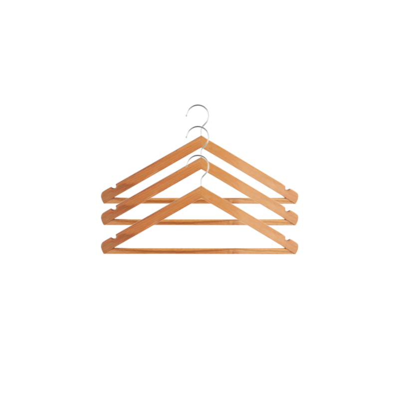 wooden clothes hanger