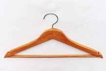 wooden hanger without rubber stick